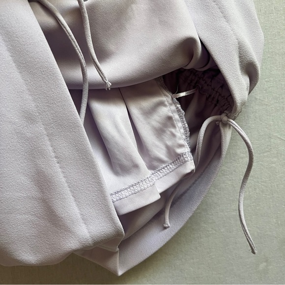 NWT Zara Lavender Ruched Mini Skirt Sz M - Picture 4 of 8